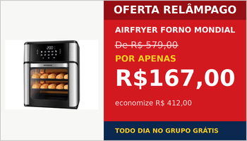 Airfryer Forno Mondial por R$ 167,00